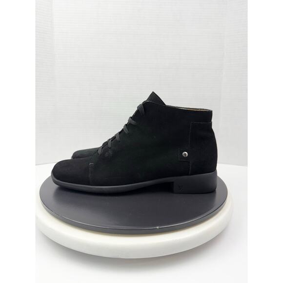 Louis Vuitton Black Suede Authentic Ankle Boots Booties Womens UK 7 US 9 Shoes - Picture 1 of 16